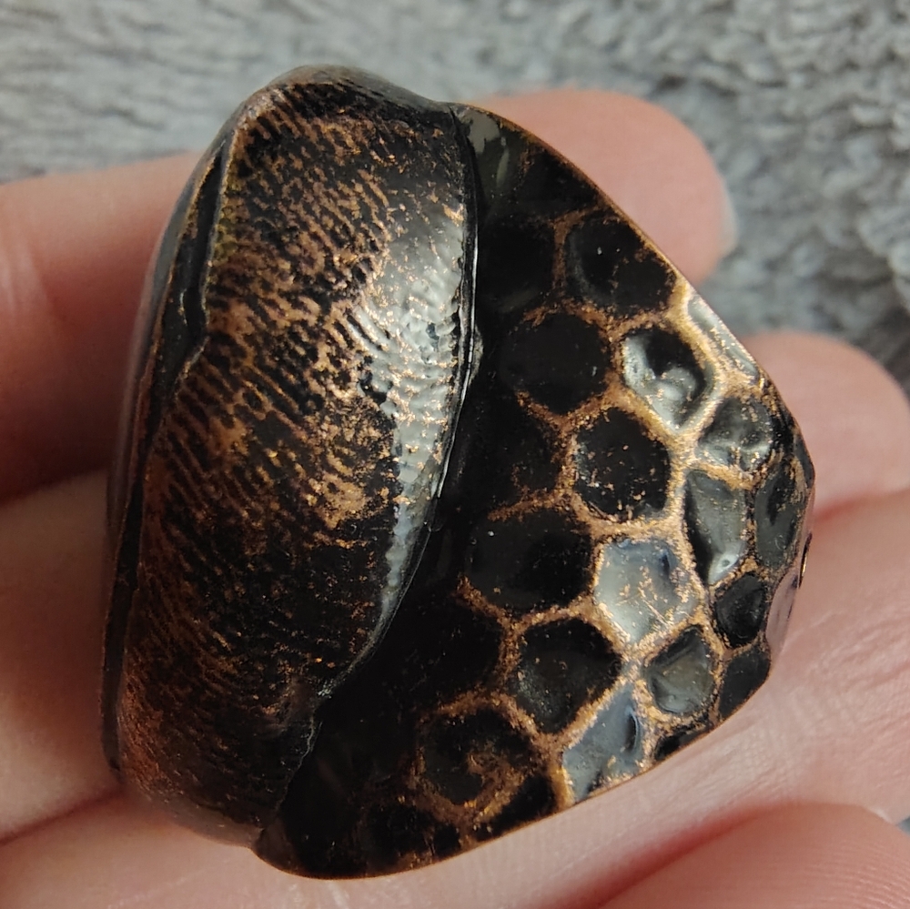 Blue Labradorite Statement Ring - Picture 3 of 7